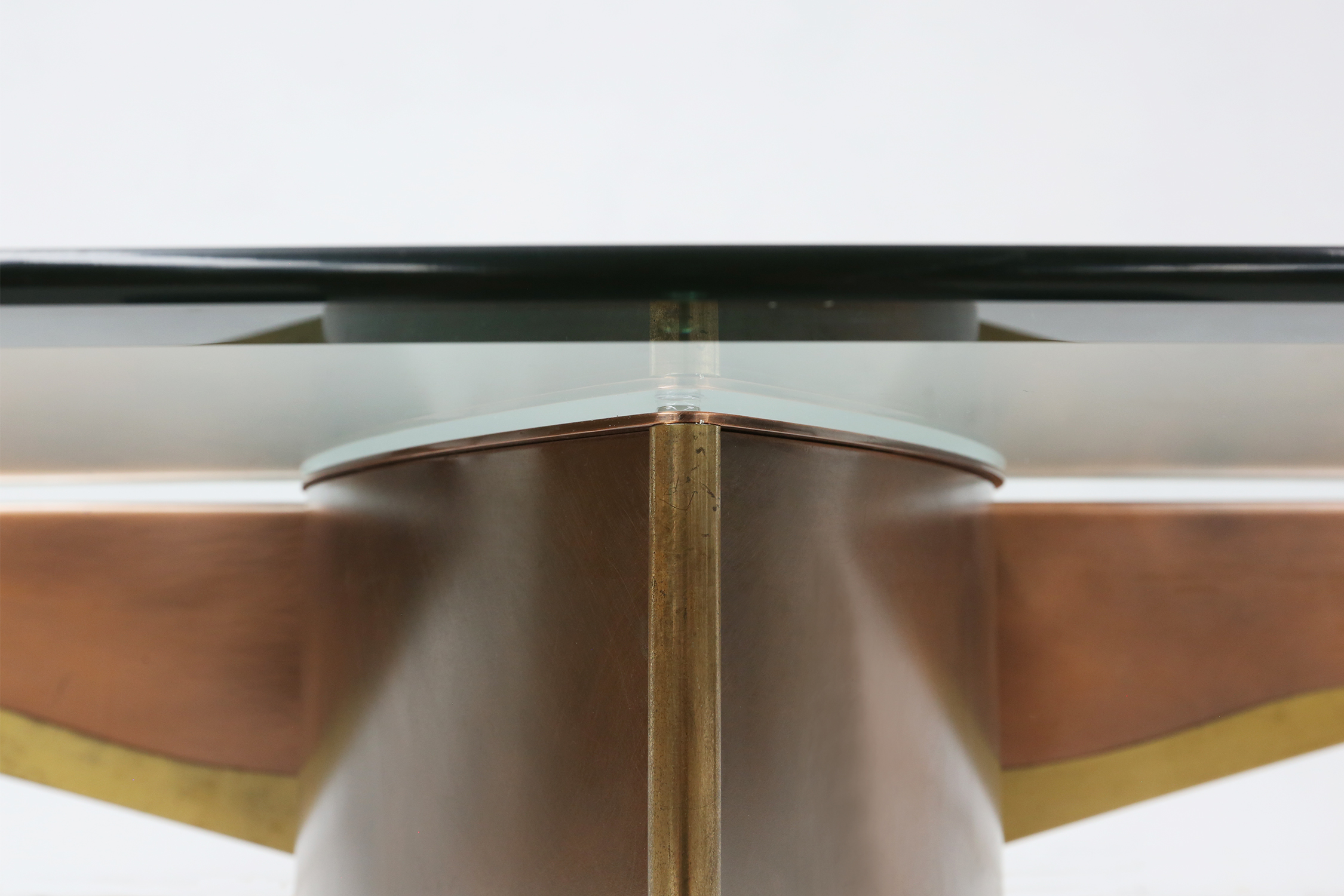 Stunning Belgo Chrome oval dining table, Belgium ca. 1980thumbnail